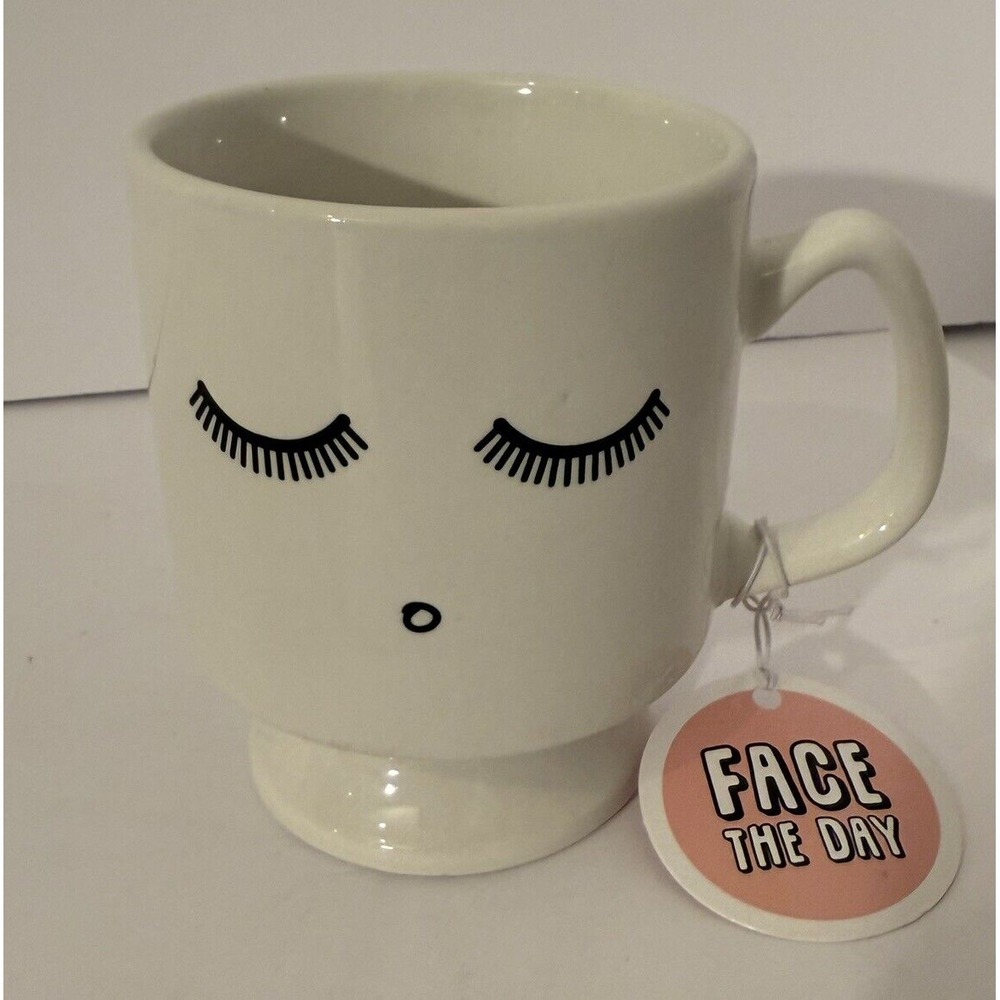 Global Design Connections Tired Face Coffee Mug Perfect For Coffee Tea Planter
